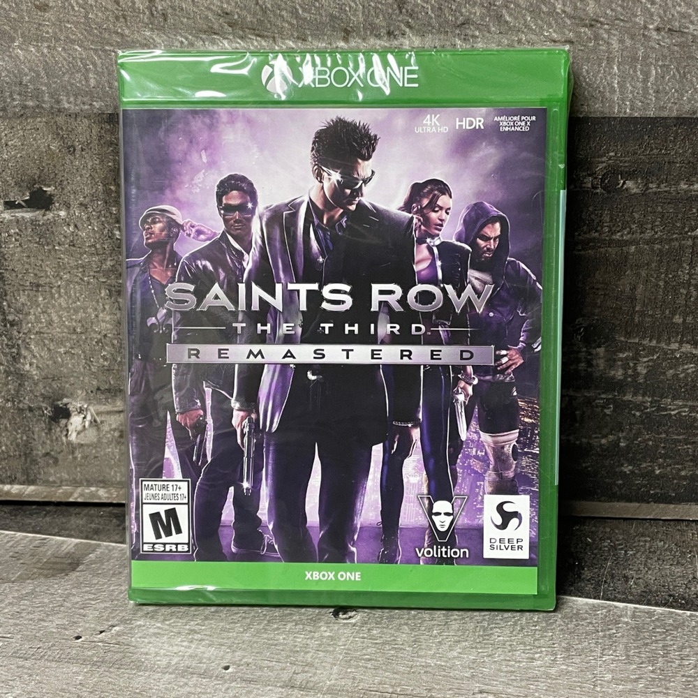 Saints Row The Third Remastered Xbox One Game New Sealed ESRB M Rated